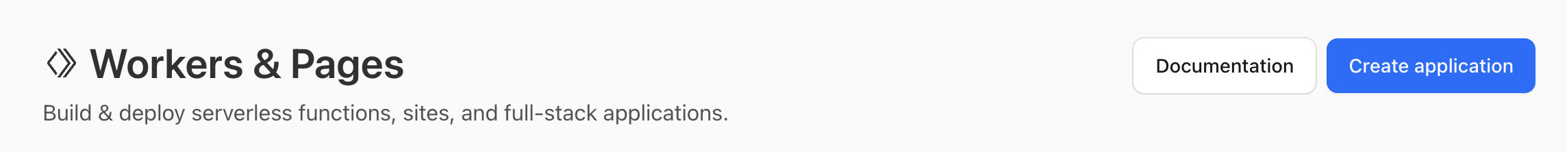 Cloudflare - Create Application