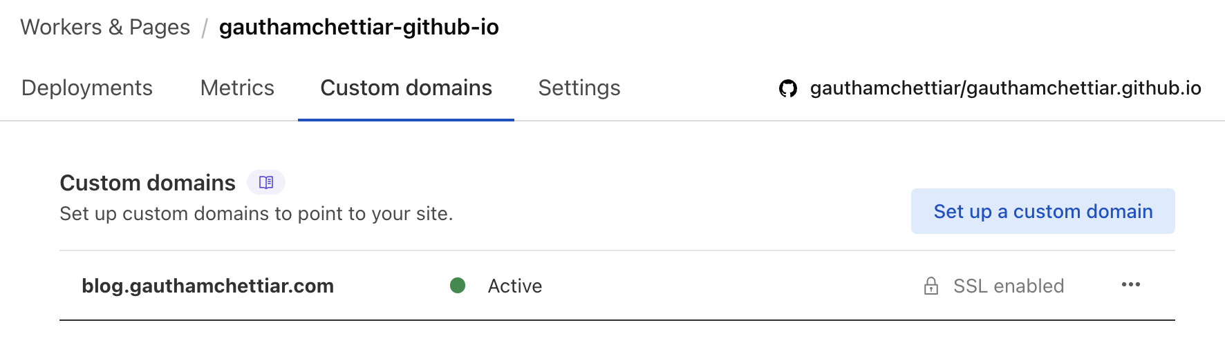 Cloudflare - Custom Domain 1
